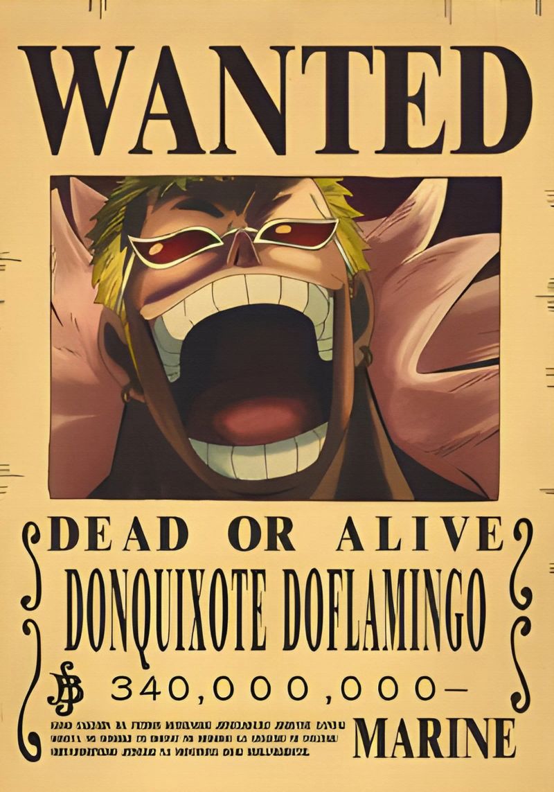 Donquixote Doflamingo pellicola backlit da CreativeStudio