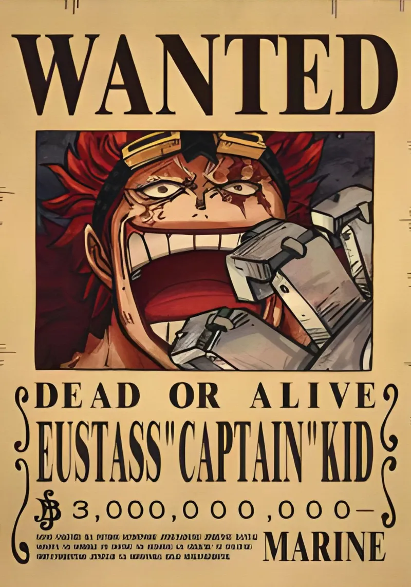 Eustass Captian Kid pellicola backlit da CreativeStudio