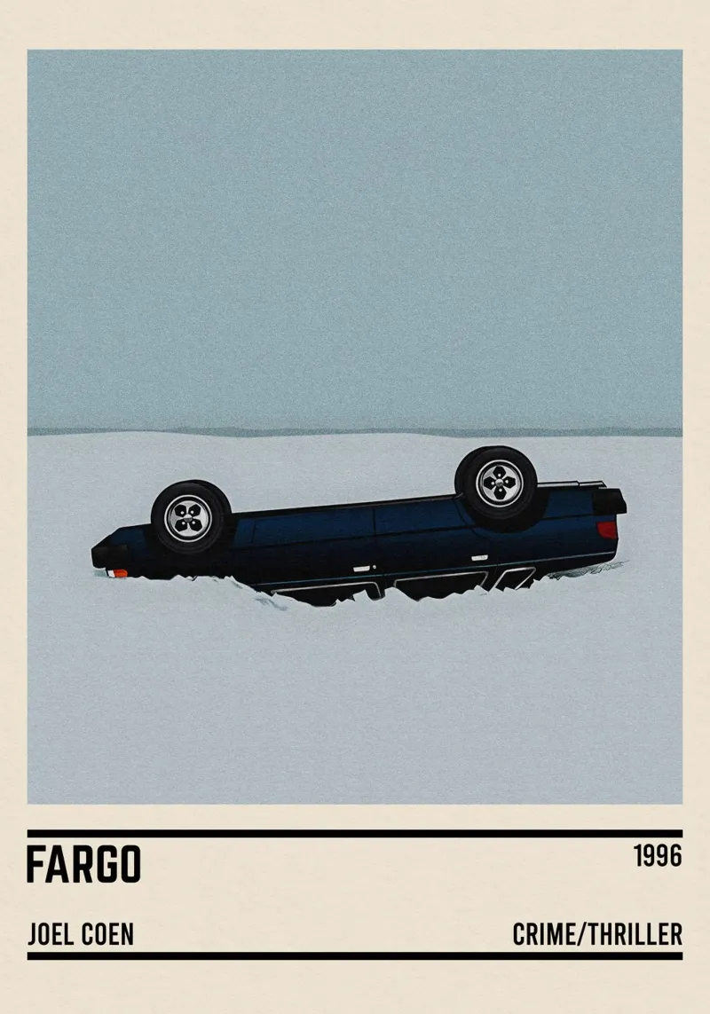 Fargo movie car poster de TheArtstudio