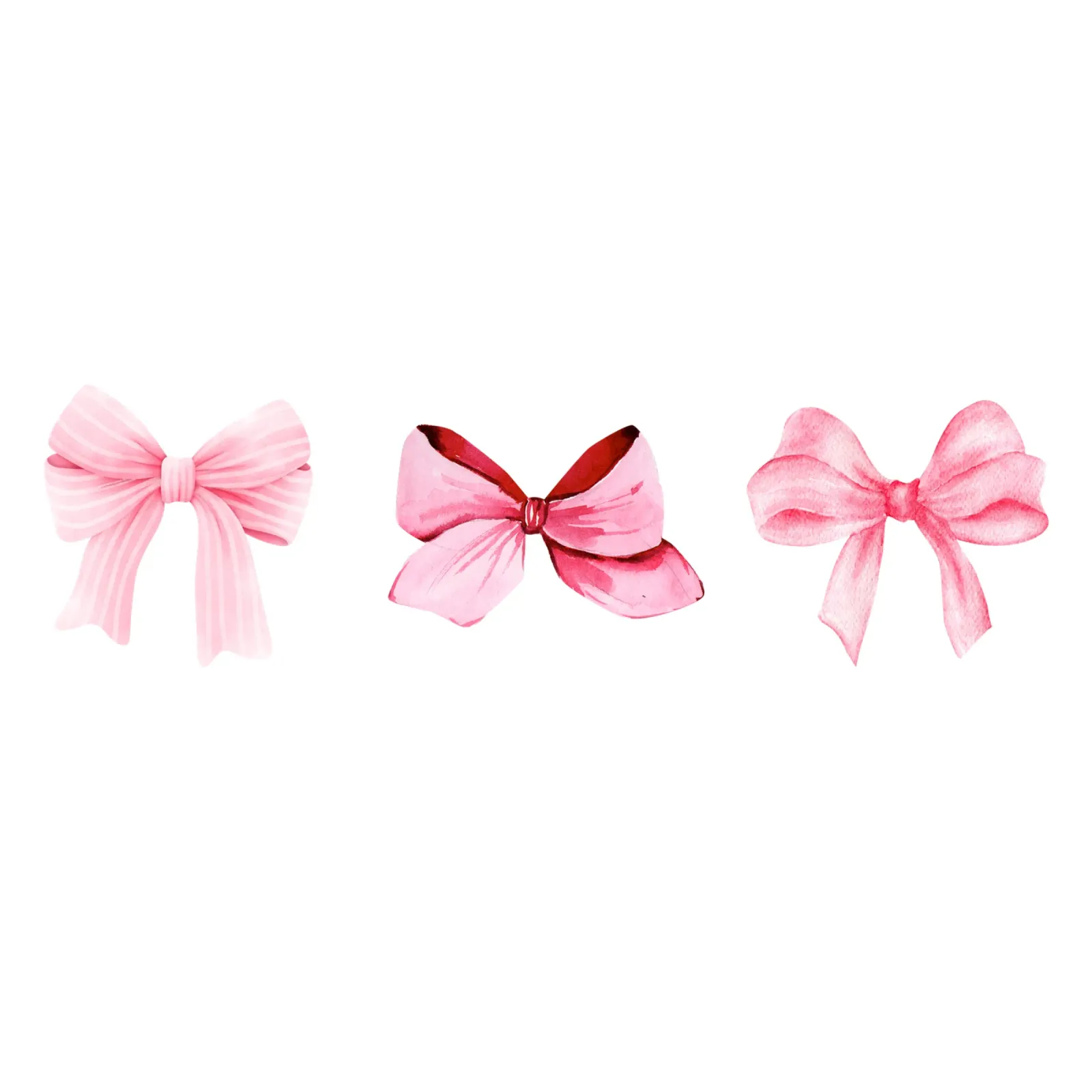 Pink Coquette Bows poster con telaio in plastica da Little Lola