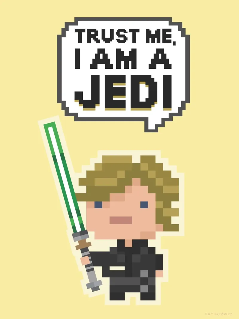 TRUST ME, I AM A JEDI pannello forex da Star Wars