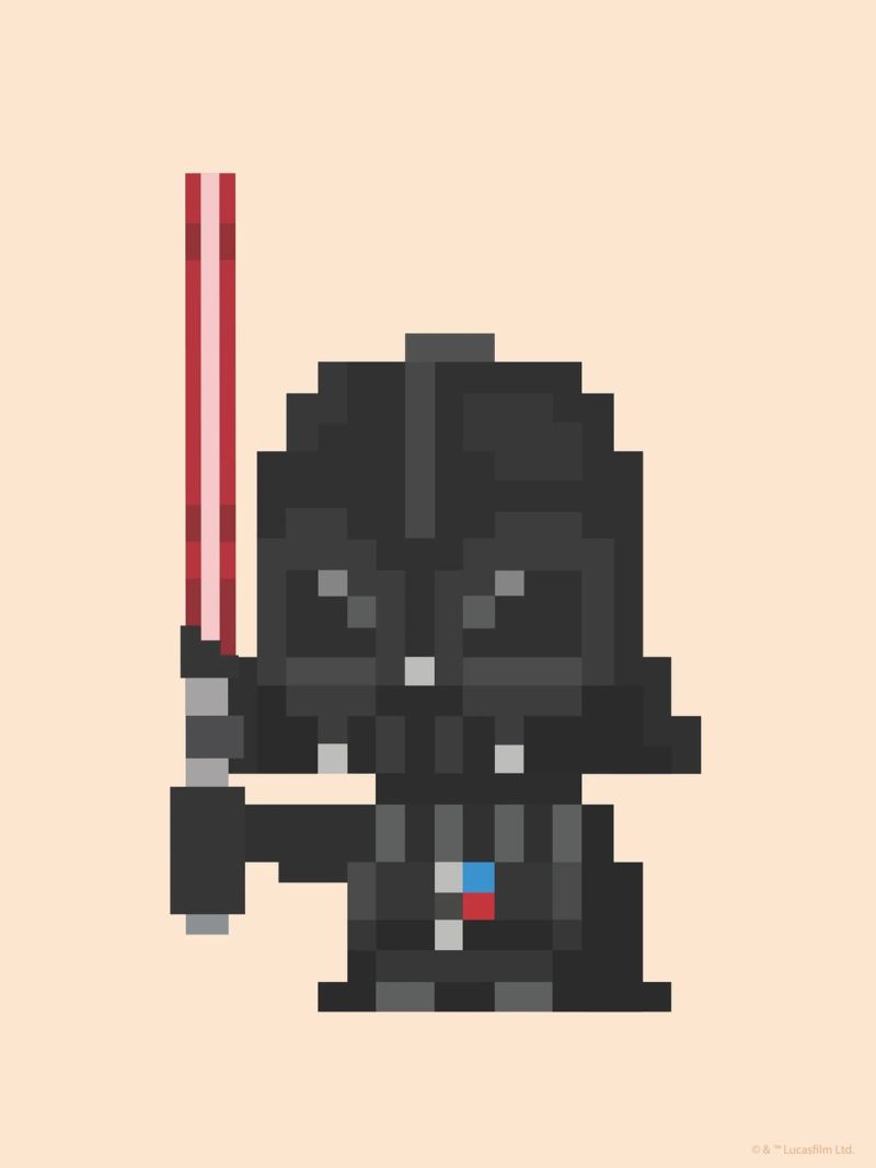 DARTH VADER carta hahnemühle da Star Wars
