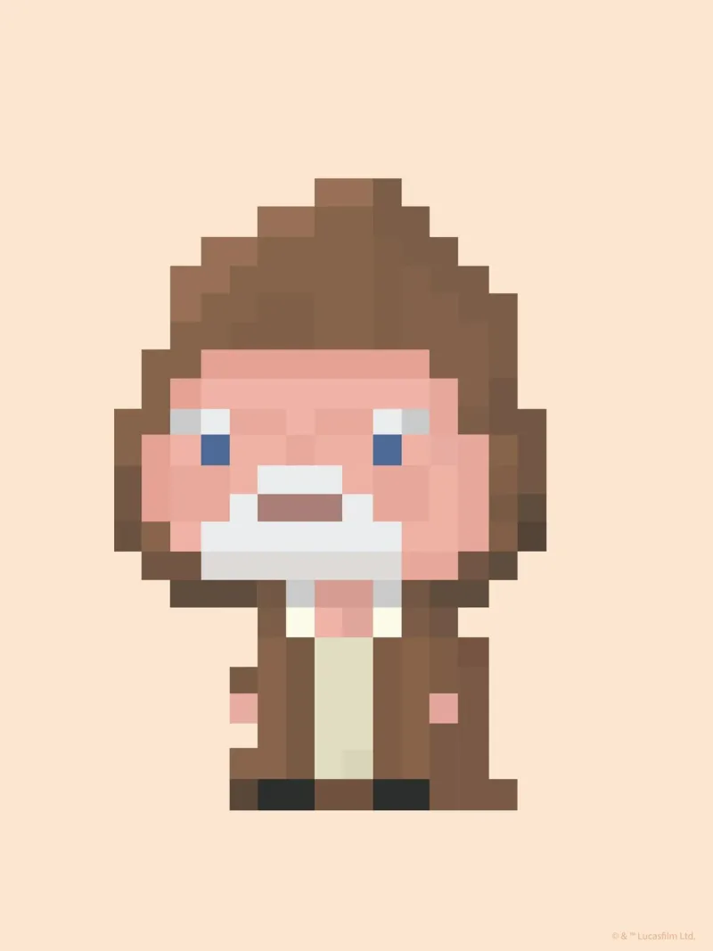 OBI-WAN KENOBI carta hahnemühle da Star Wars