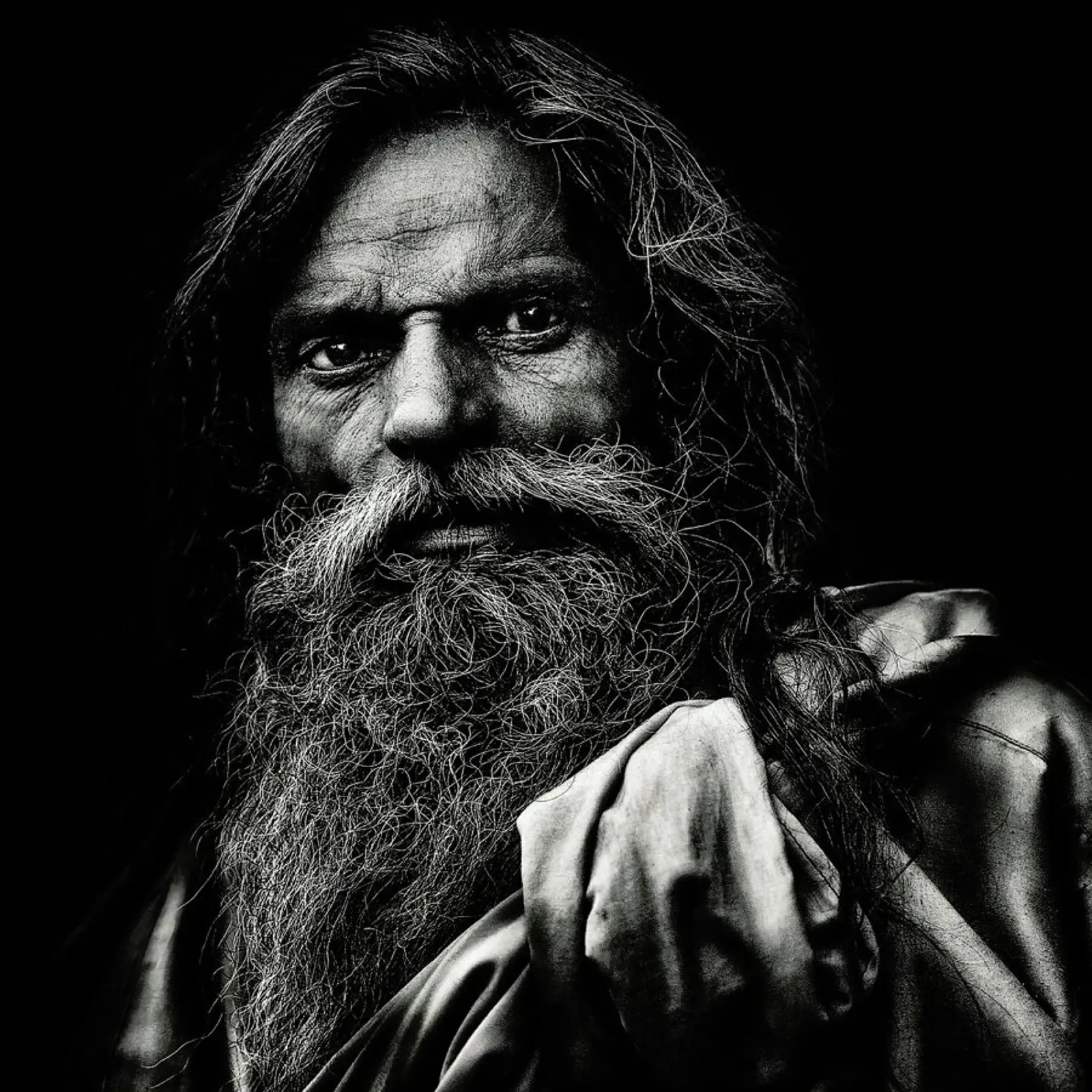 The Man From Agra - Piet Flour alluminio dibond da Pictufy