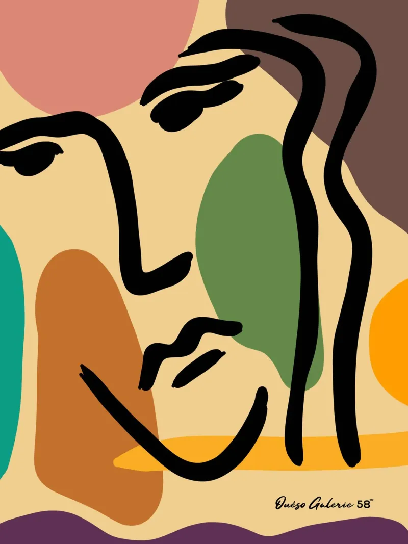 Velvet Clouds poster con telaio in plastica da Mike Leymi