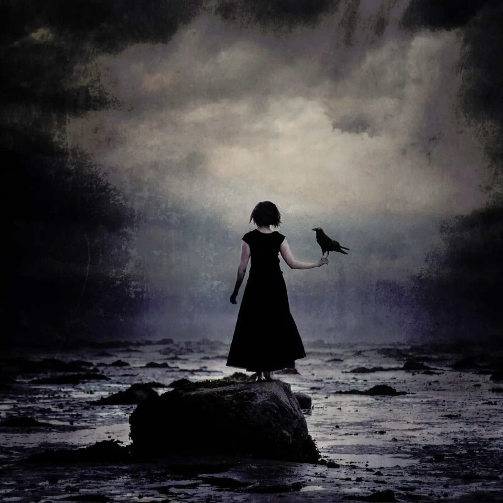 Waiting - Linda Kristiansen poster con telaio in alluminio da Pictufy