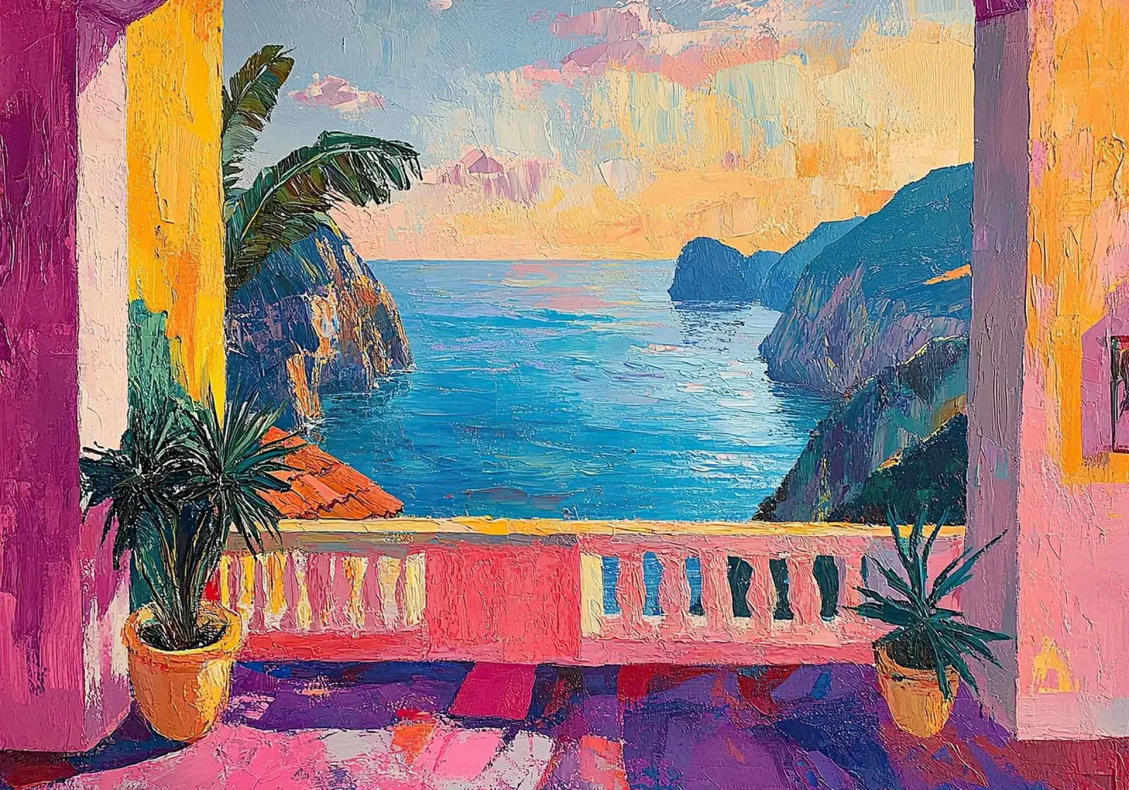 Beyond the Horizon pellicola backlit da Nikis Art Studio