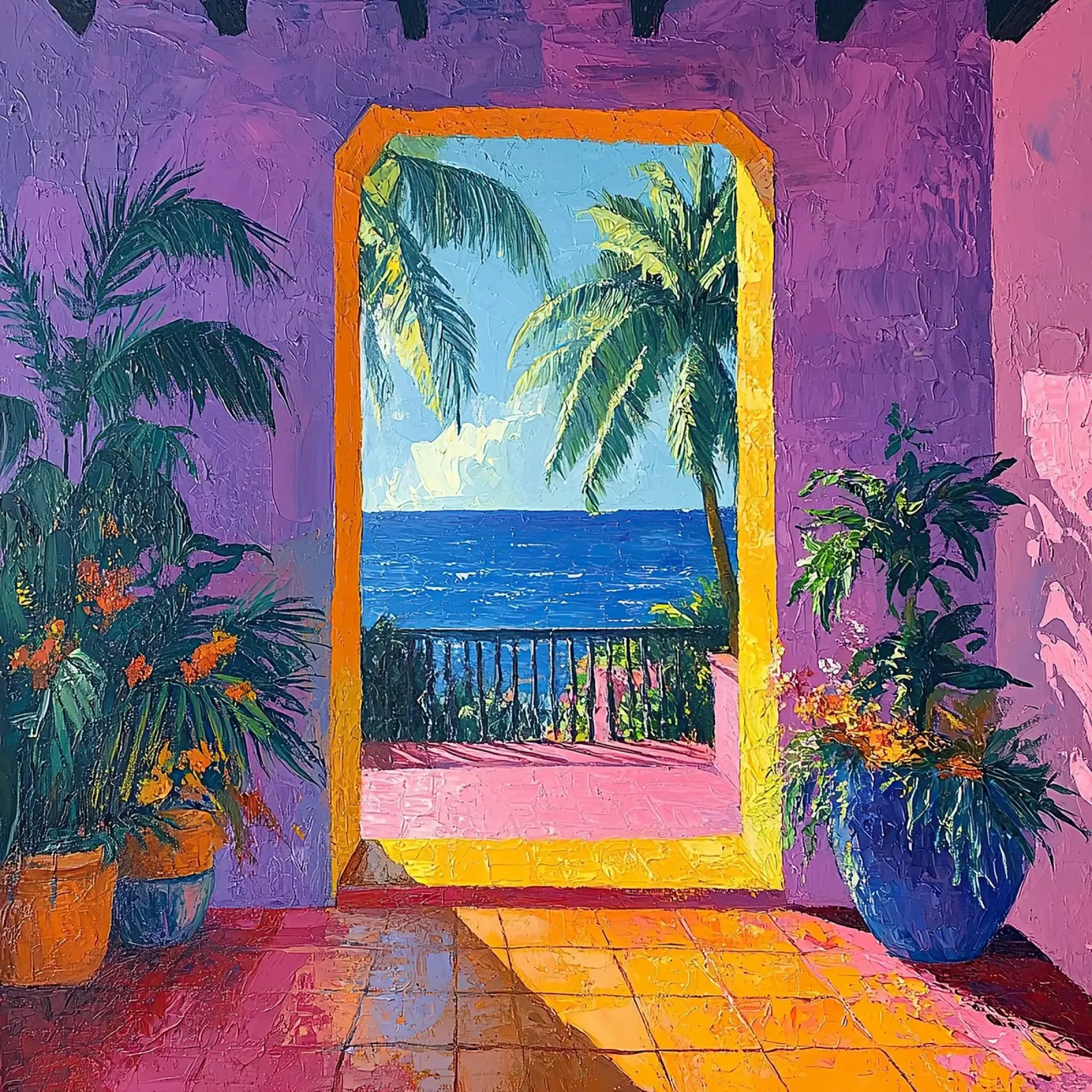 Open View Awaits poster da Nikis Art Studio