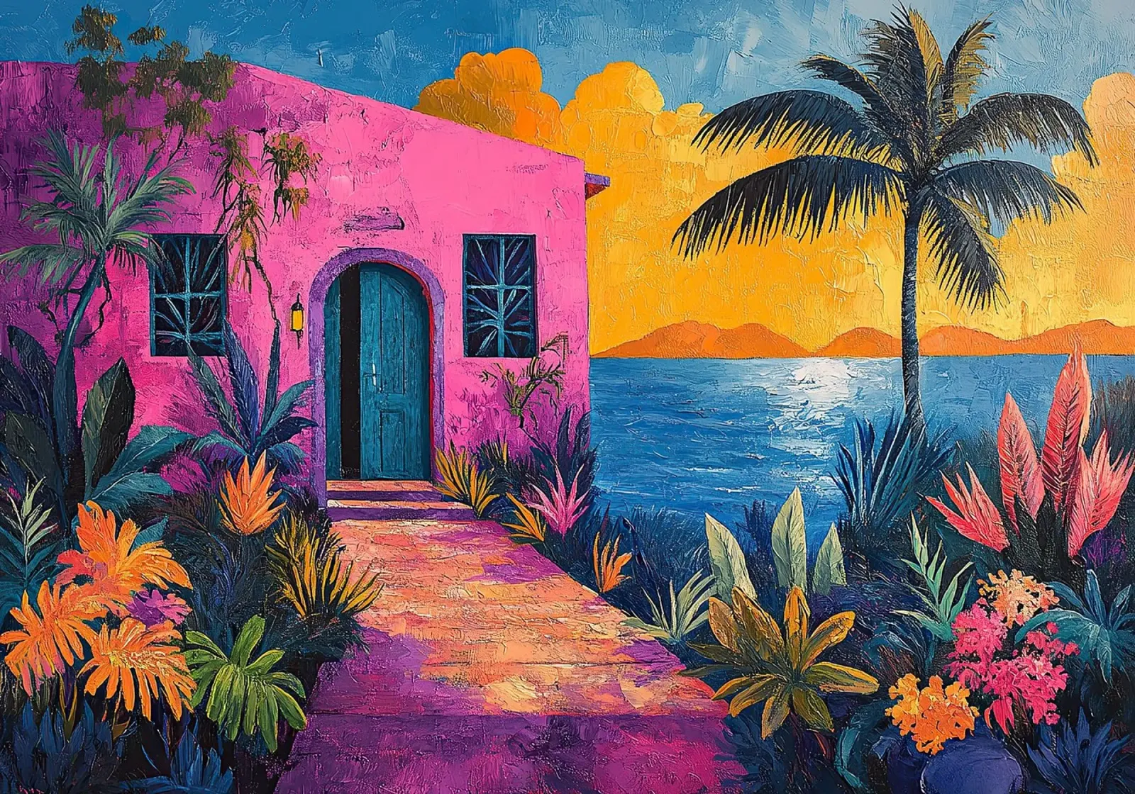 Sea and Sky Unveiled pellicola backlit da Nikis Art Studio