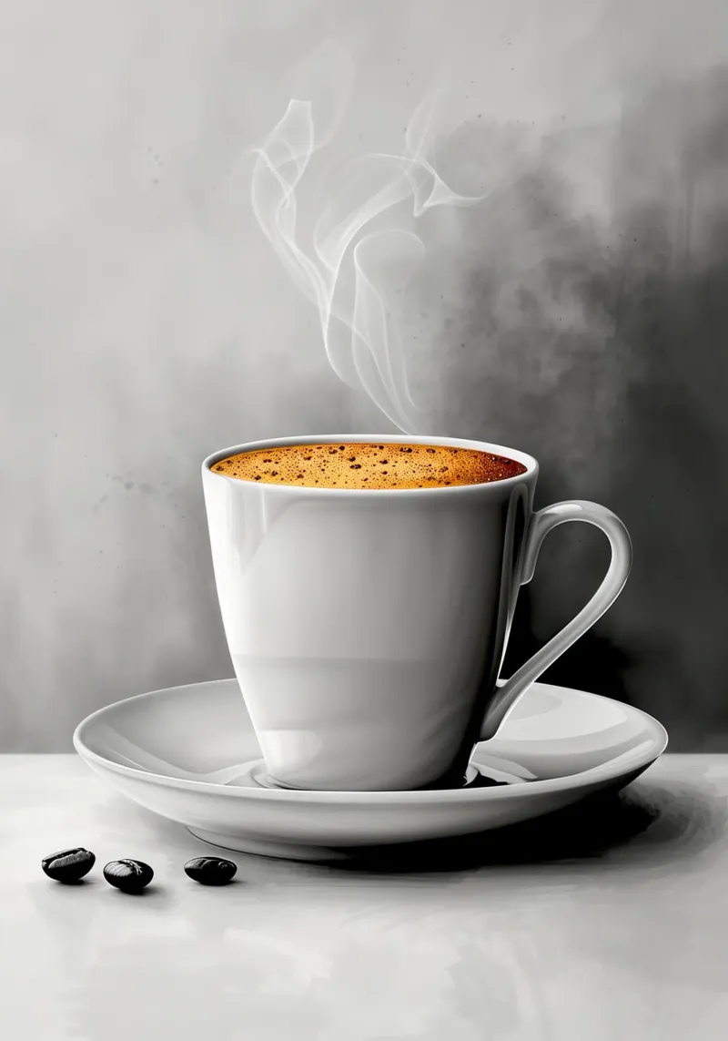 È l'ora del caffè carta hahnemühle da Justyna Jaszke JBJart