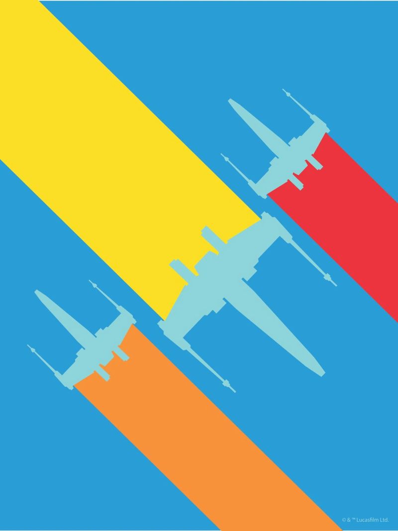 X-Wing Starfighter poster by Star Wars