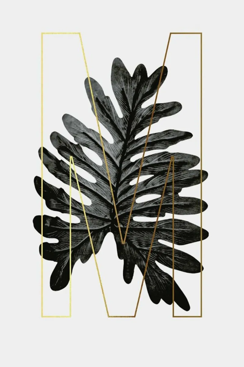 ABC Plants - M poster con telaio in alluminio da typealive