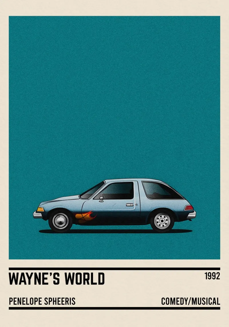Wayne's world car pellicola backlit da TheArtstudio