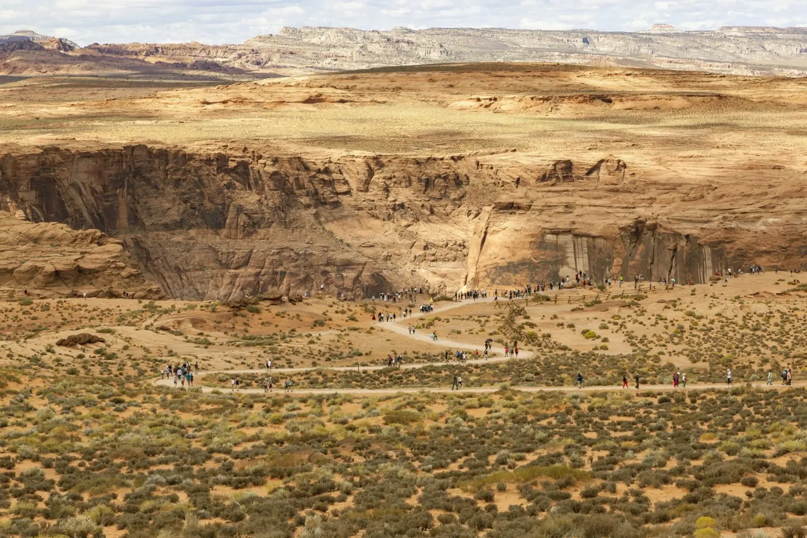 Path to Horseshoe Canyon in the US state of Utah canvas by Barbara Buderath Fotodesign