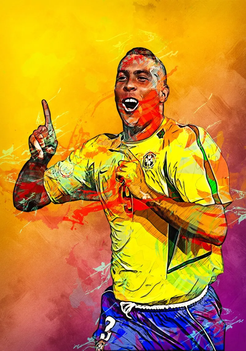 Brazil Ronaldo Hahnemühle von tenten
