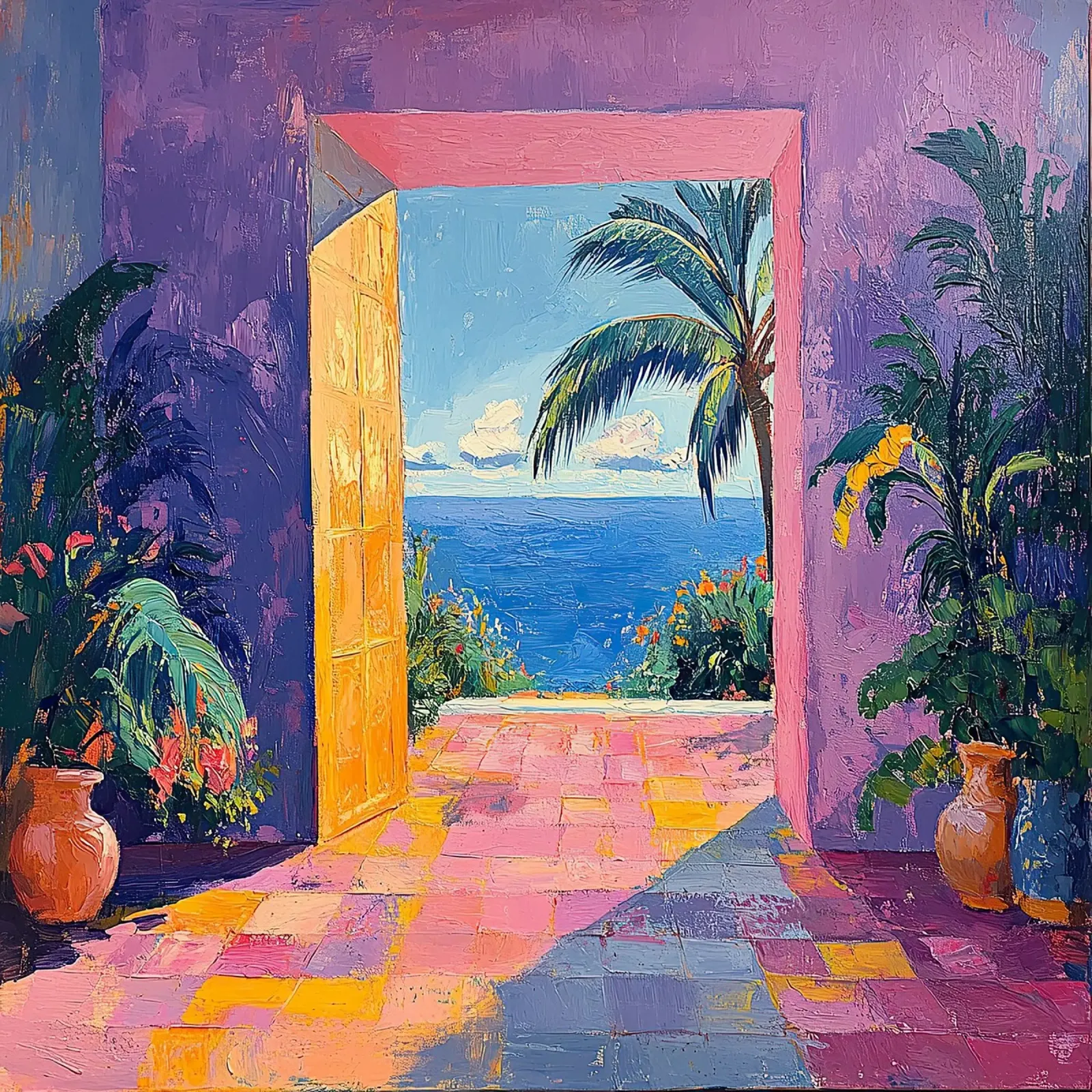 Matisse ispira "Visioni illuminate dal sole pellicola backlit da Nikis Art Studio
