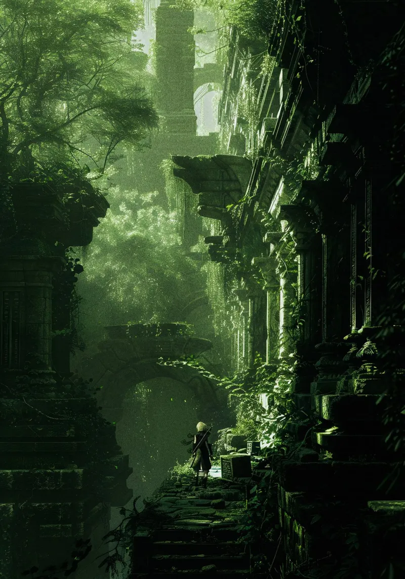 Ancient Ruins Exploration pellicola backlit da CreativeStudio