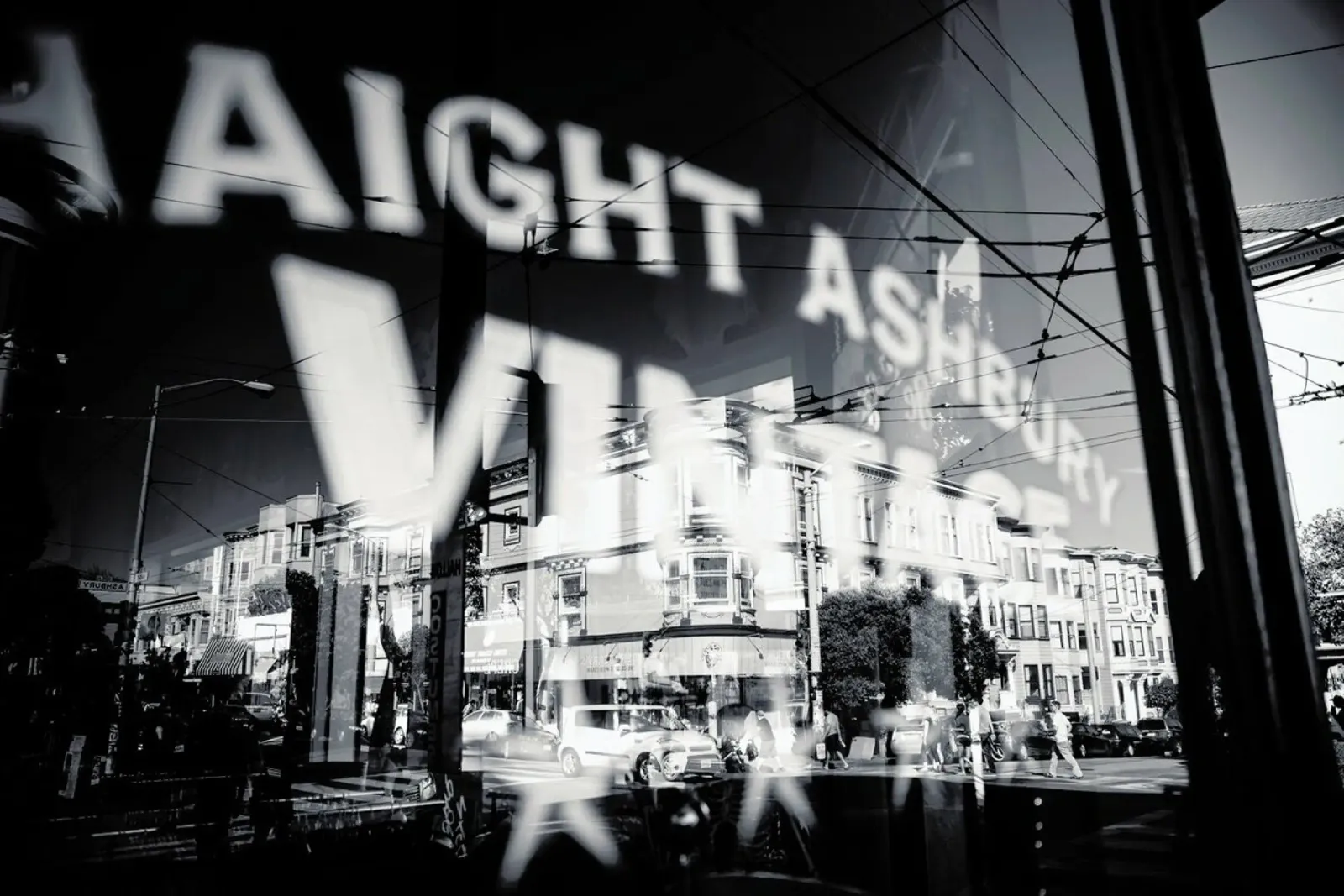 San Francisco poster con telaio in plastica da Flo Klein