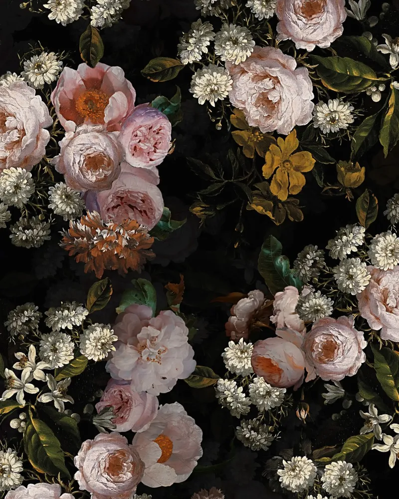Giardino di mezzanotte barocco e mistico 1 carta hahnemühle da Flower Garden - Uta Naumann