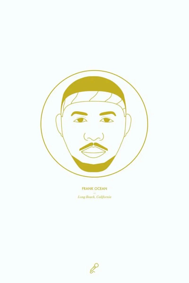 Frank Ocean carta hahnemühle da Dean Smith