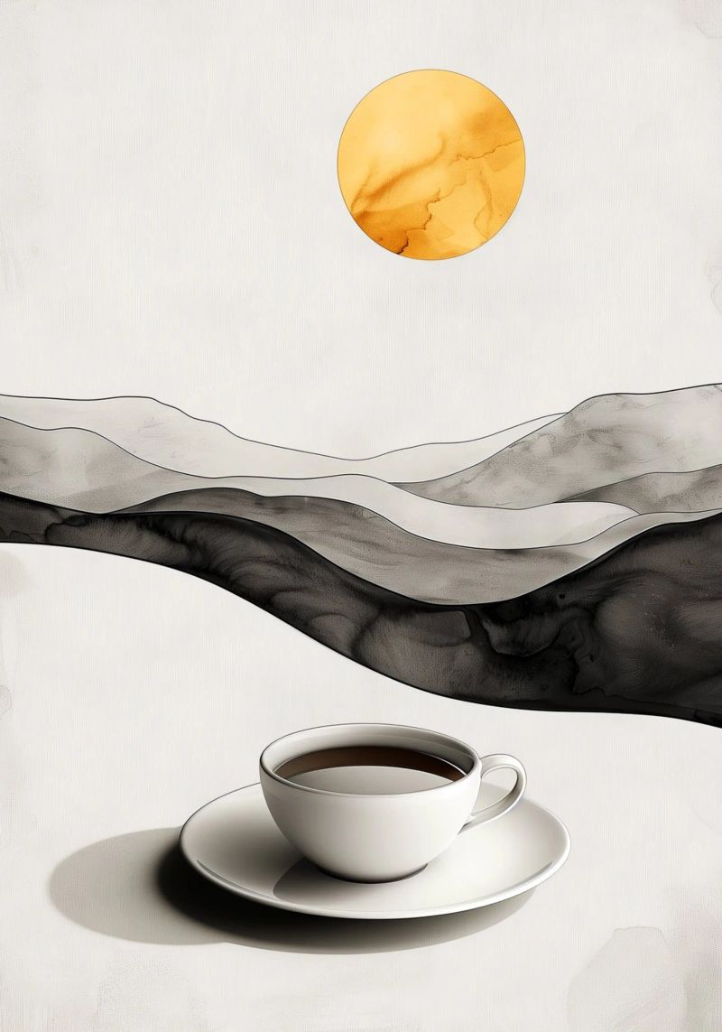 È l'ora del caffè plexiglass da Justyna Jaszke JBJart