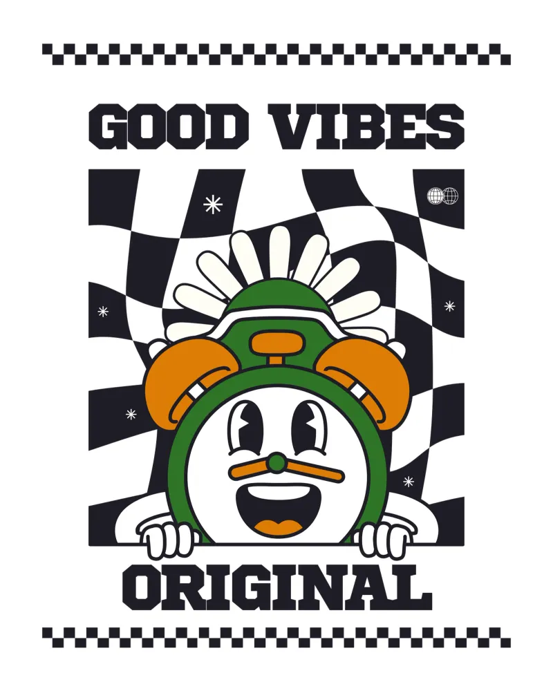 GOOD VIBES ORIGINAL carta hahnemühle da Einfach Uebel