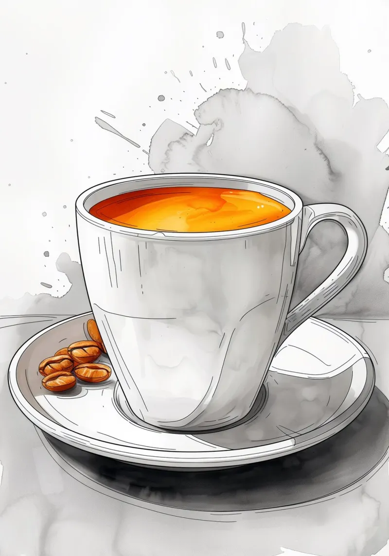 È l'ora del caffè pellicola backlit da Justyna Jaszke JBJart