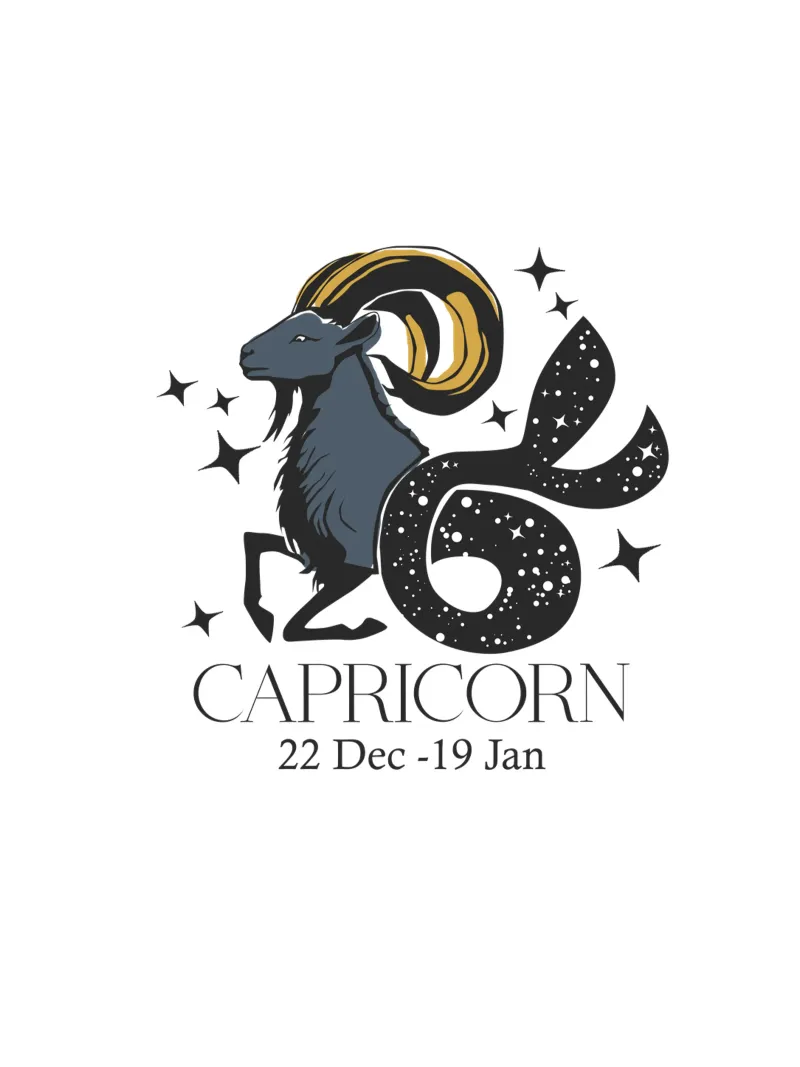 Capricorn Retro Design pellicola backlit da Indigo Rain