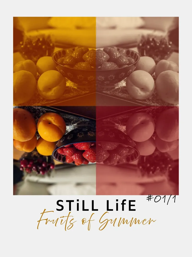 still life friuts #01/1 carta hahnemühle da words-in-frames