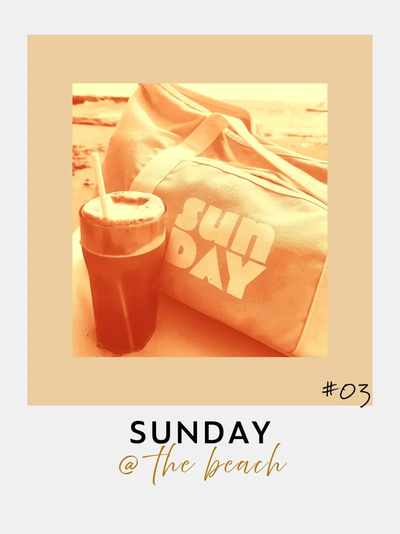sunday #3 canvas with Floater frame by words-in-frames
