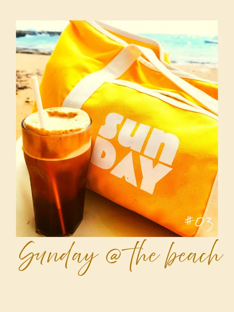 domenica in spiaggia #3 poster da words-in-frames