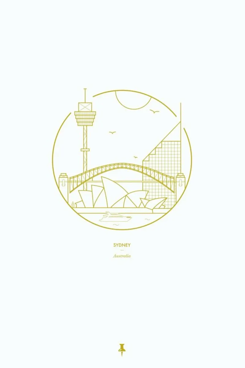 Sydney poster by Dean Smith