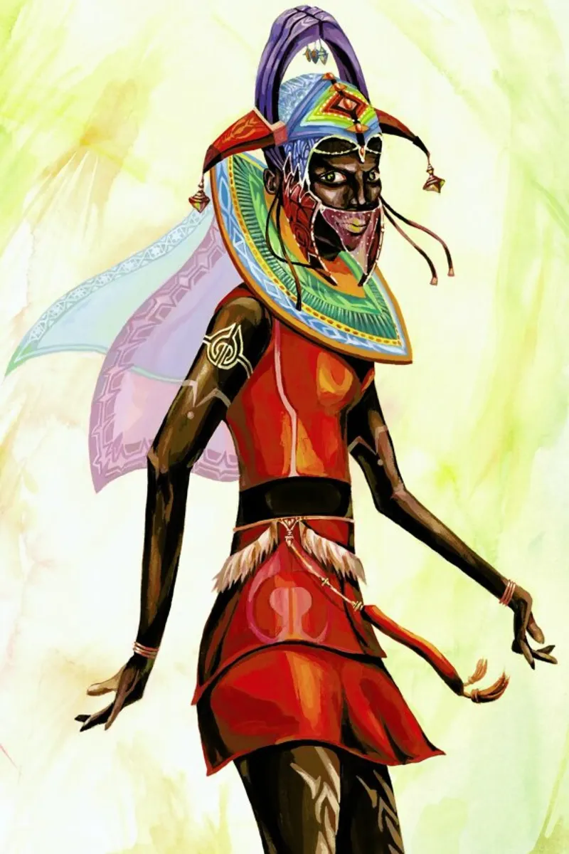 Queen of Africa hahnemühle by Naito Shinpei