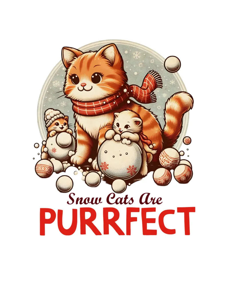 Snow Cats Are PURRFECT pellicola backlit da edsonramosart