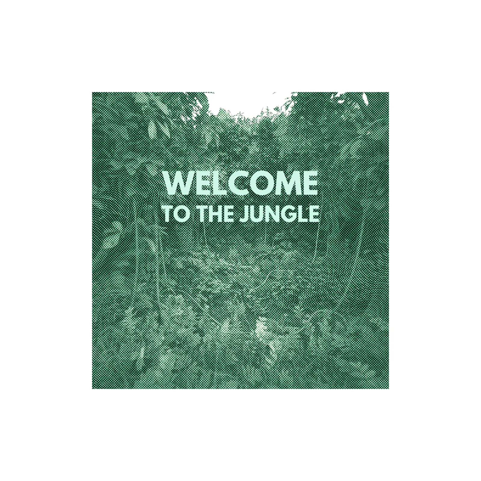 Welcome to the Jungle_BTC tela con Cornice a cassetta da Crypto_Jungle