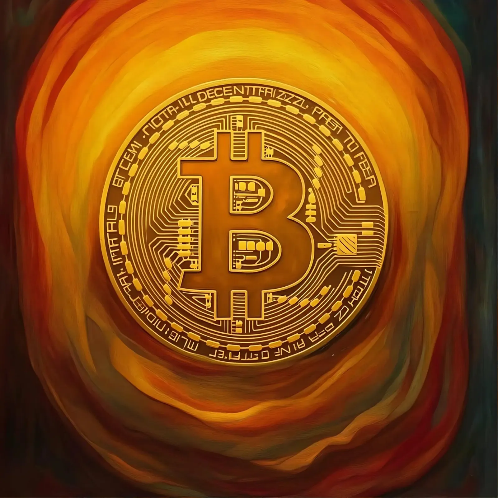 The Glow_BTC pellicola backlit da Crypto_Jungle