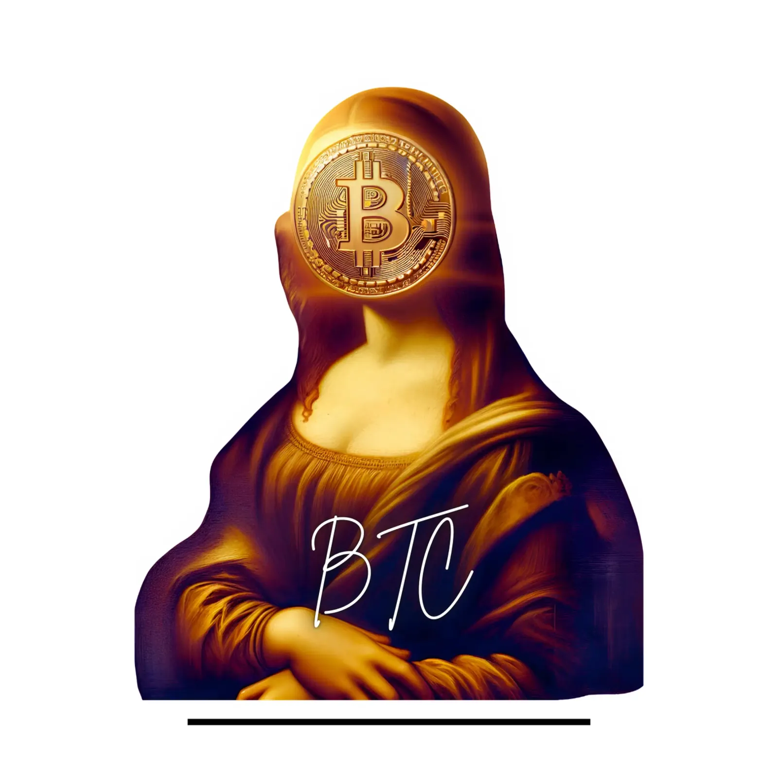 Mona_BTC alluminio dibond da Crypto_Jungle