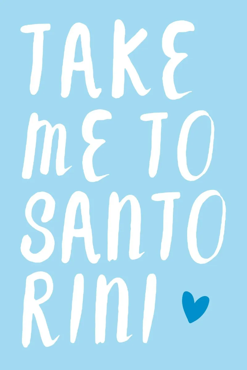 Take me to santorini plexiglass da Ohkimiko