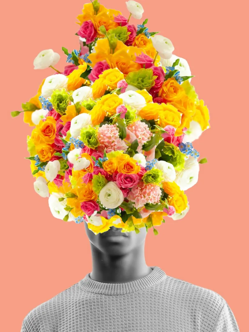 Blooming Afro Art pellicola backlit da Mathudace Créas