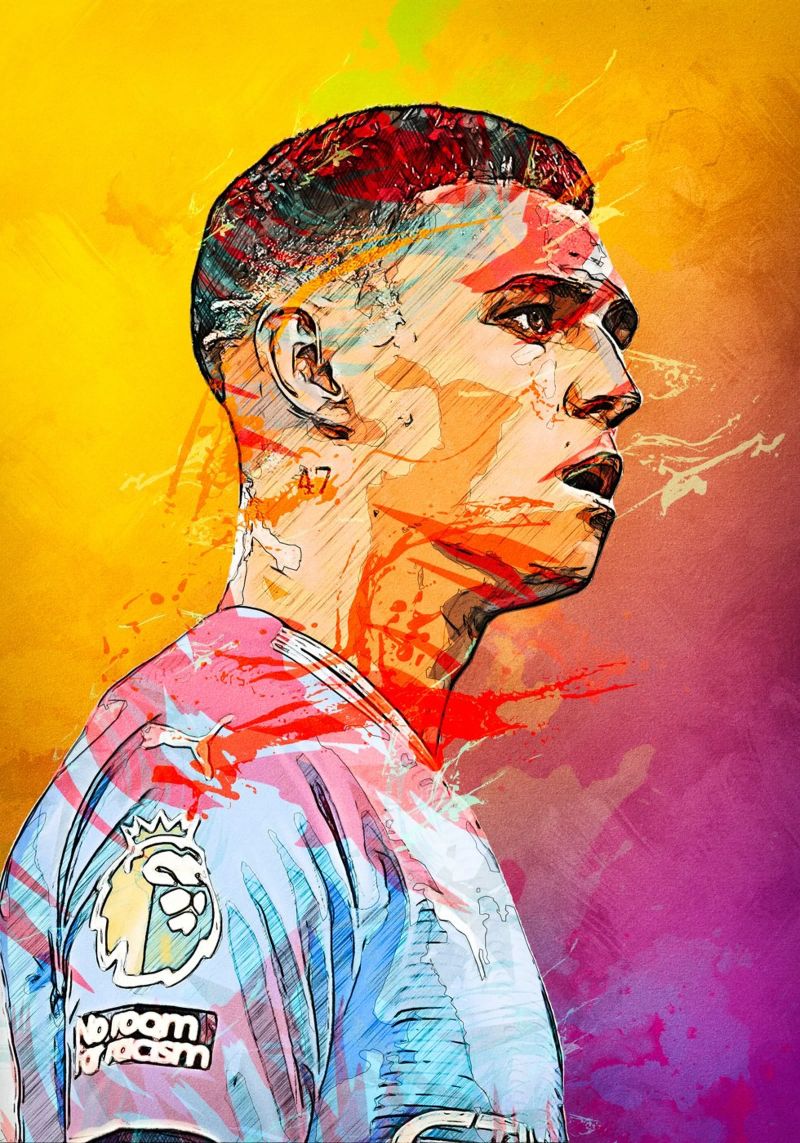 Phil Foden manchester City Poster von tenten