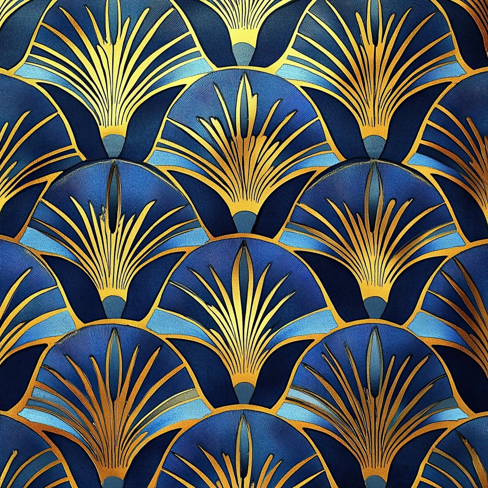 Art Deco "Echoes of Artful Eras" poster da Nikis Art Studio