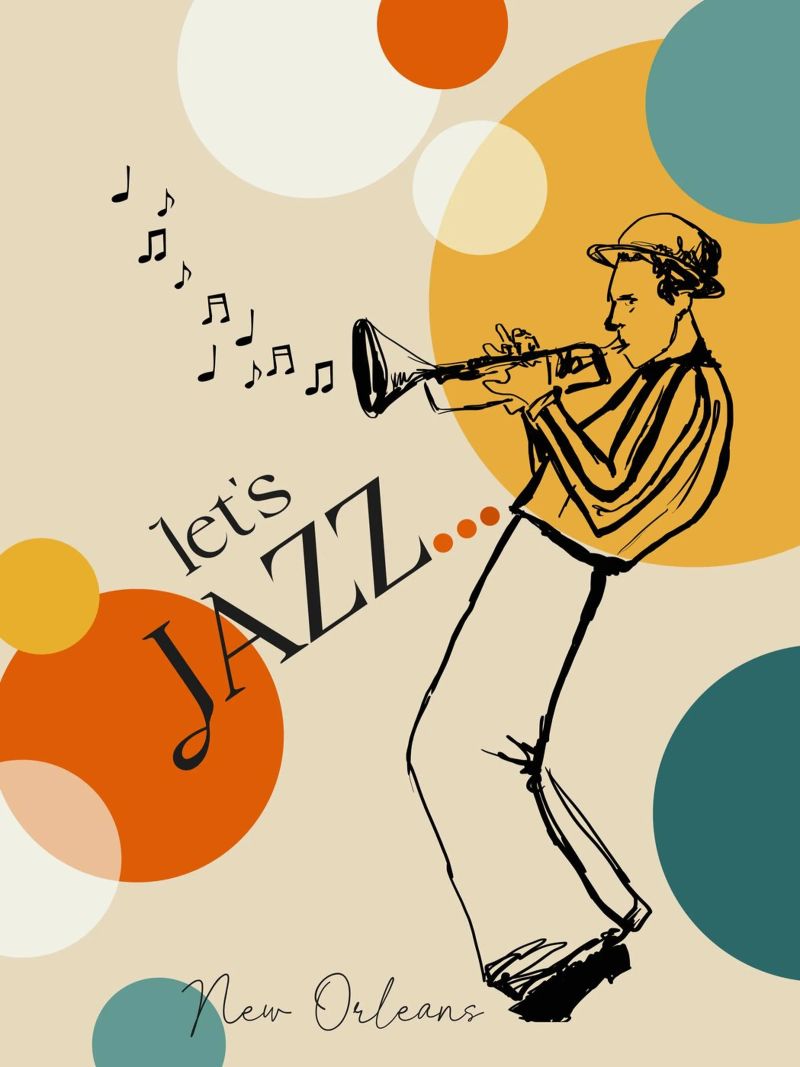 Lass uns jazzen Poster von Indigo Rain