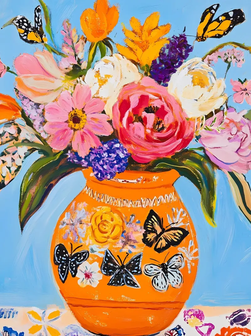Fiori in vaso poster da IamHomeStudio