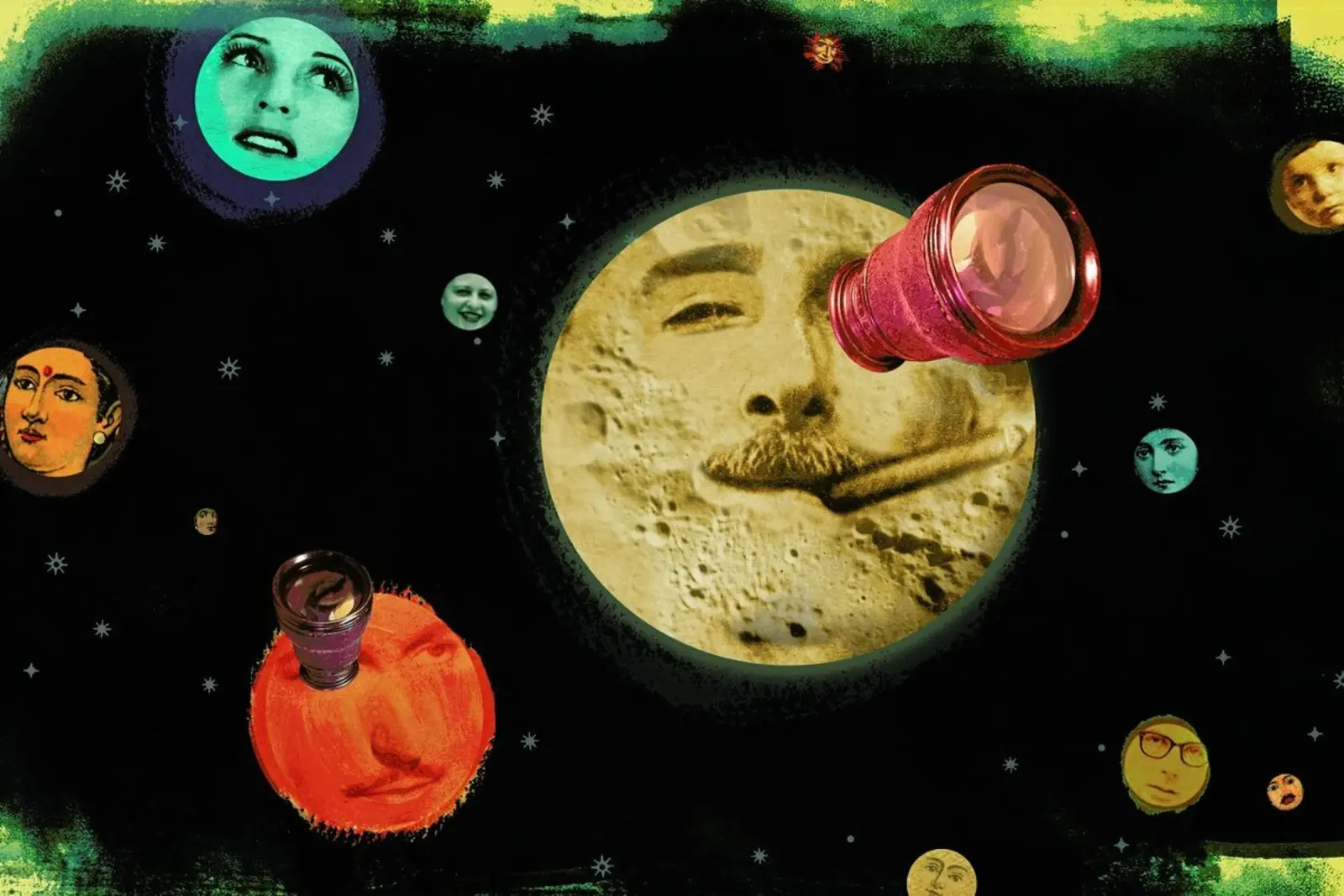 Looking For Life On Other Planets pellicola backlit da Ellen Weinstein