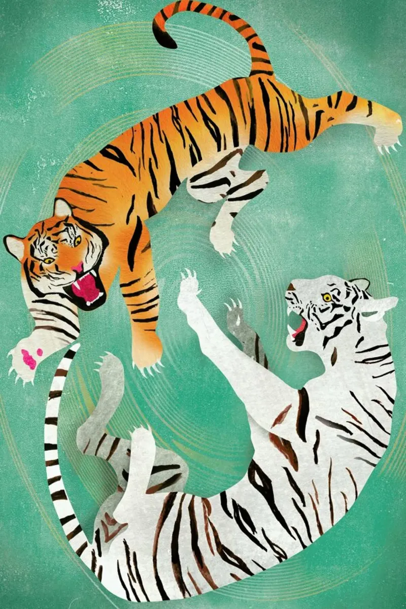 Tigers forex plate by Ellen Weinstein