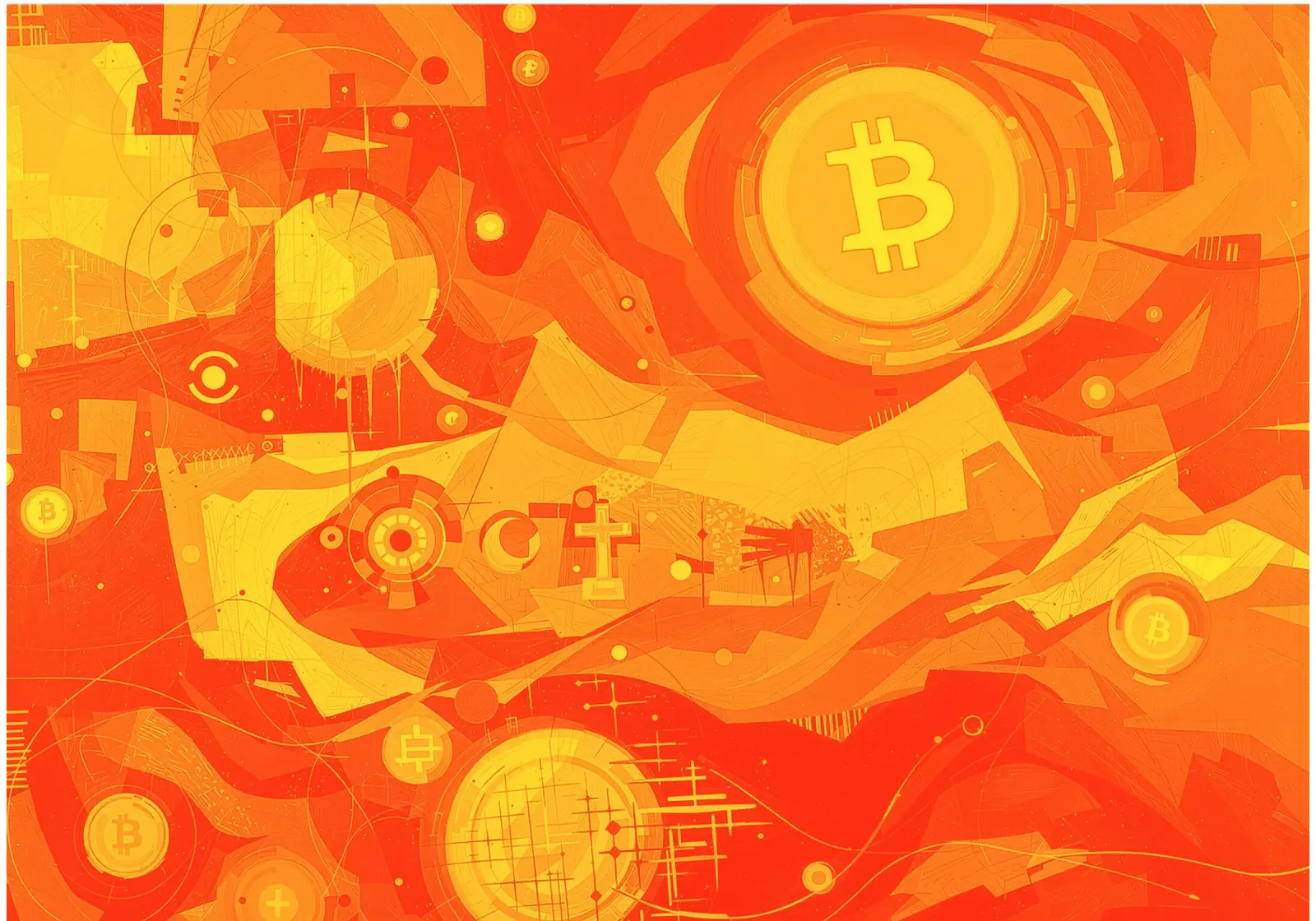 Abstract II Orange Burst pellicola backlit da Crypto_Jungle