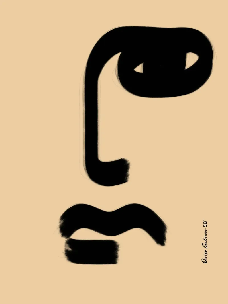 Living Shapes poster con telaio in plastica da Mike Leymi