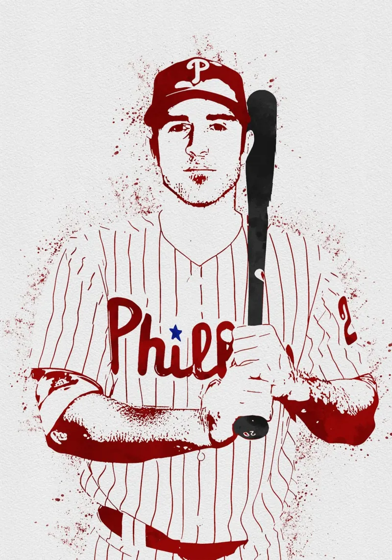 Chase Utley pellicola backlit da tenten