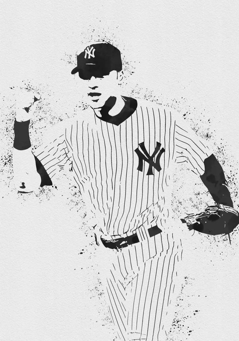 Derek Jeter pellicola backlit da tenten