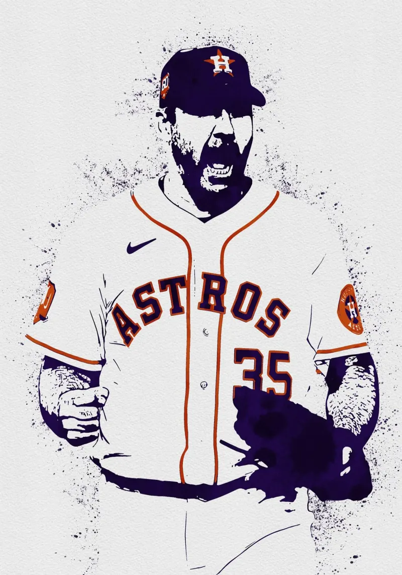 Justin Verlander pellicola backlit da tenten
